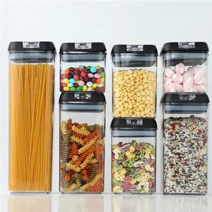 Set 7 Contenedores con Tapa Hermética Almacenamiento de Alimentos
