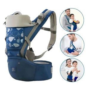 Canguro Para Bebé Ergonómico Ballena 3 en 1 Azul