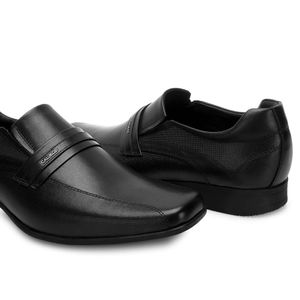 Zapato Mocasín Vestir VEM-006 Negro Calimod Cuero