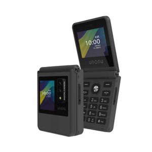 Celular Basico UNONU UF1 FLIP 2G Pantalla 2,8", Bateria 1000 mAh, Radio FM Inalambrico