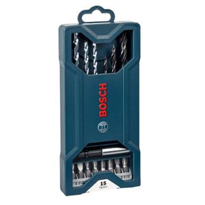 Puntas y Brocas X-Line Set de 15 pzs /Accesorios taladro y atornillado