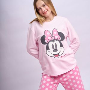 Pijama Mujer Minnie Disney Manga Larga Polar