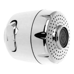 Cabezal Aireador dos funciones para Caño Grifo Cocina ABS Cromado