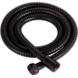 Manguera Repuesto Ducha de Mano Bidé Negro Mate Acero