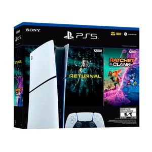 Consola PlayStation 5 Slim Digital Bundle incluye Returnal + Ratchet and Clank