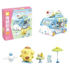 Keeppley Sanrio Cinnamoroll & Pompompurin - Mini Escenario Armable Camión de Helados