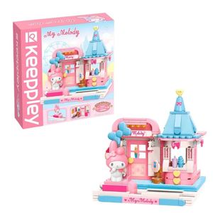 Keeppley Sanrio My Melody - Mini Escenario Armable Casa de Helados Dulces
