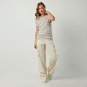 Polo Mujer Raya Manga Corta Amc