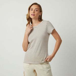 Polo Mujer Raya Manga Corta Amc