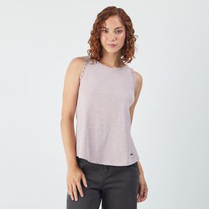 Polo Mujer Lace Sin Mangas Amc