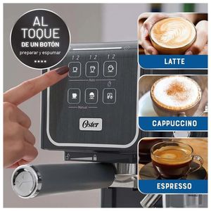 Cafetera para espresso Oster® PrimaLatte™ Touch BVSTEM6801M Negro