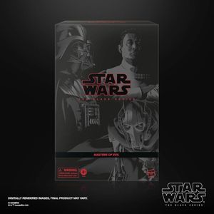 Star Wars Series Villanos: set de 3 figuras de acción coleccionables