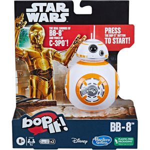 Juego Bop It BB-8 Star Wars, con sonidos BB-8 y voz C-3PO para niños desde 8 años