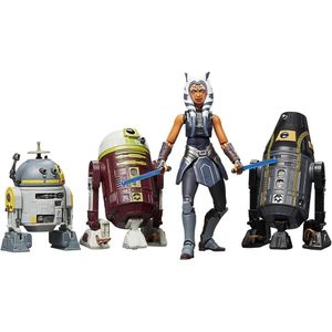 STAR WARS Vintage Collection: Ahsoka & Droids, Pack de 4 Figuras