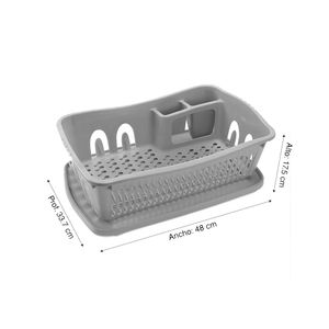Escurridor de Platos Basa 24 Pz Buen Hogar 8159 Gris