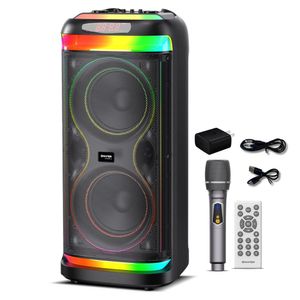 Torre de Sonido Maxtron Hypnotic MX 808 USB BT TWS LED RGB Micrófono