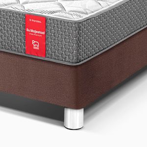 Cama Su Majestad De Lujo  Chocolate 1 Plaza