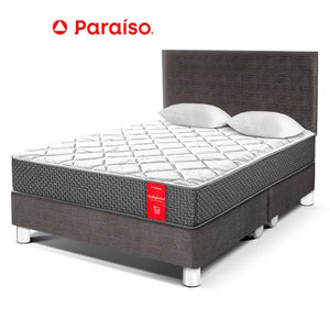 Juego de Dormitorio Paraíso Su Majestad King Acero + 2 almohadas + protector
