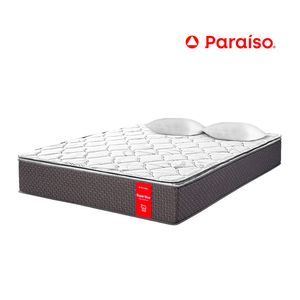 Colchón Paraíso Super Star Queen + 2 almohadas + protector