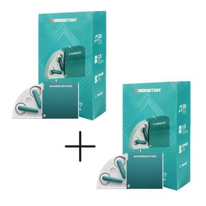 Audífonos Bluetooth Gamer Monster XKT17 Green Pack x 2 Unidades