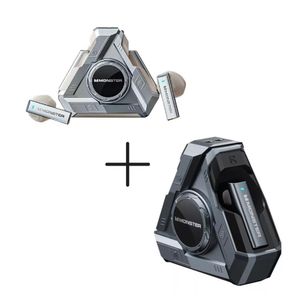 Audífonos Bluetooth Gamer Monster XKT22 Tarnish + XKT22 Silver