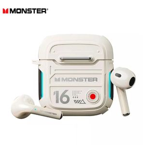 Audífonos Bluetooth Gamer Monster XKT16 Ivory