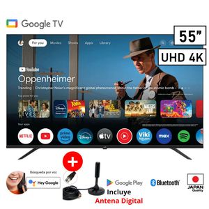 TELEVISOR SMART TV JVC 55 LT-55KB548 ULTRA HD 4K GOOGLE TV