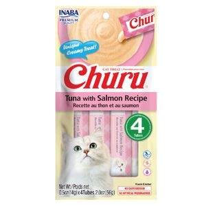 Snack para Gatos CHURU Traet Atún con Salmon 1un Bolsa 56g