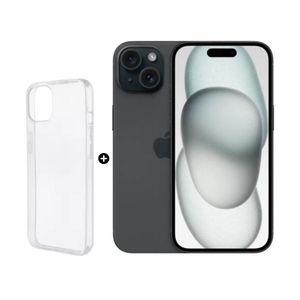 Apple iPhone 15 128GB - Negro 5G + Case
