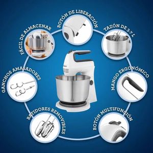 Batidora de Mano Pedestal FPSTHS3612 250W