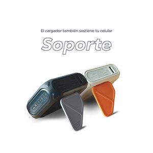 Power Bank Titan Charge BLANCO REMAX 10000mAh MagSafe con Carga Rápida y Cables Integrados