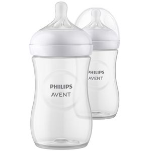 Biberón AVENT Nat Resp3.0 X2 260Ml Flow3