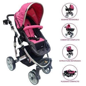 Coche Deportivo Moisés para Bebé »SPRING»Pink
