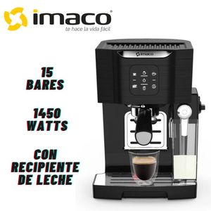 Cafetera Expresso Imaco IECM1550 de 15 bares con Recipiente de Leche