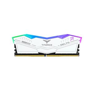 Memoria Ram Teamgroup T-Force Delta Rgb Ddr5 16Gb 6000Mhz Cl38 1.25V Blanco - Alta Velocidad