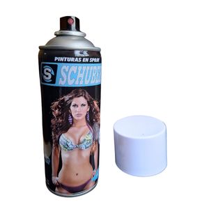 Pintura en Aerosol Spray Brilloso 400 ml Schubert Blanco