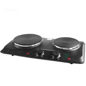 Cocina Eléctrica 2 Hornillas Finezza FZ-204D4N Negro