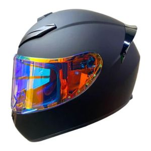 CASCO MOTO NEGRO MATE VISOR DIURNO - TALLA XL