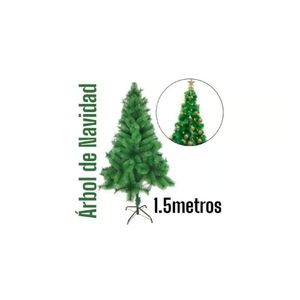 Arbol Navidad Pino Verde Disponible de 1.5 metros Fácil de Armar
