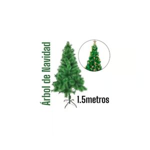 Arbol Navidad Pino Verde Disponible de 1.5 metros Fácil de Armar