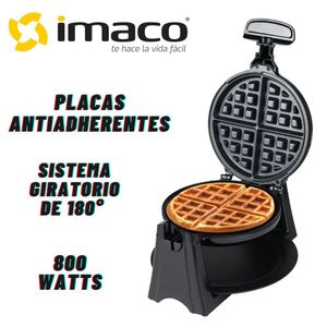 Waflera Imaco WF2160 800W con Sistema giratorio de 180°