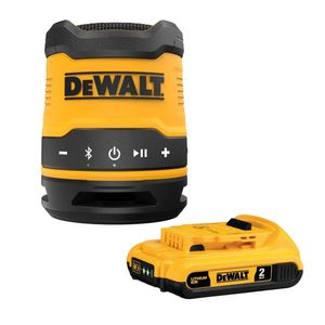 Mini Parlante Bluetooth + Batería Ion Litio 20V 2.0 Ah Dewalt