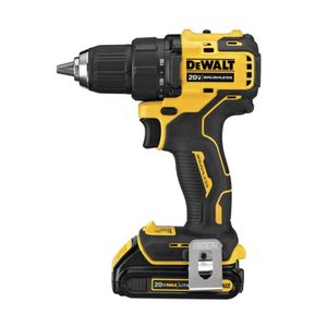 Taladro Atornillador 1/2" 20V XR 2 Bat + Set de Atornilladores 100 Pz Dewalt DCD708D2-K10