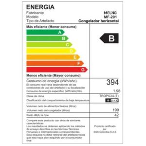 Congeladora Oster 199L OS PCFME7001WE