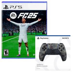 EA SPORTS FC 25 PLAYSTATION 5 + MANDO INALAMBRICO DUALSENSE CAMUFLADO