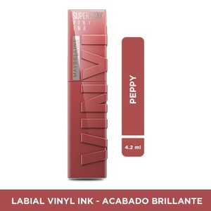 Duo Labial Superstay Vinyl Ink Maybelline Tono Punchy 5Ml