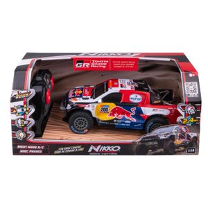 Carro Nikko Rc 1:18 Night Mode Toyota Gazoo Racing Al Attiyah