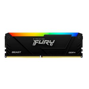 Memoria Kingston Fury Beast RGB BLACK 16GB DDR4-3600MHz PC4-28800 CL18