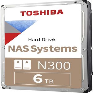 Disco duro Toshiba NAS N300 6TB SATA 6 0Gbs 7200rpm 512MB Cache 3 5