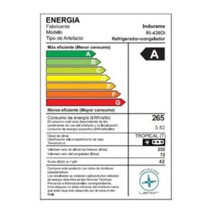 Refrigeradora Indurama 324LT 175W RI 439DI